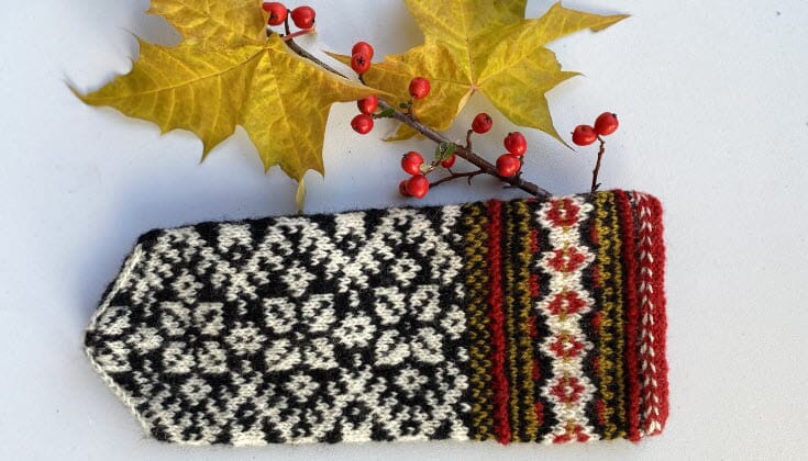 Strikketips og veiledning i strikk av Kronbladvotten