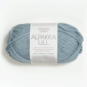 Alpakka Ull 6531 Isblå