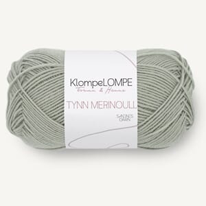 KlompeLOMPE Tynn Merinoull 9040 Puddergrønn