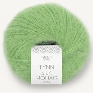 Tynn Silk Mohair 8733 Spring Green. Utgått farge!