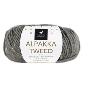 Alpakka Tweed 103 Grågrønn