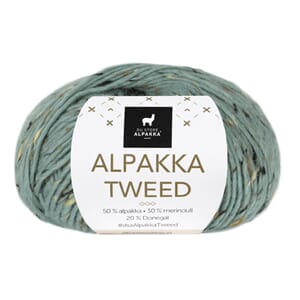Alpakka Tweed 124 Lys sjøgrønn