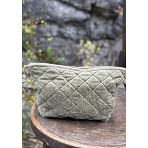 Prosjektmappe i velur, farge Olivo