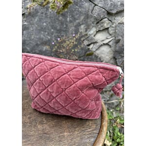 Prosjektmappe i velur, farge Port Wine