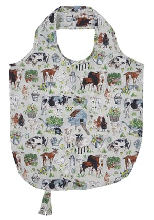 Handlenett med dyrene på gården