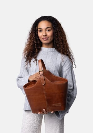 Project 71 - Kurv i skinn, walnut