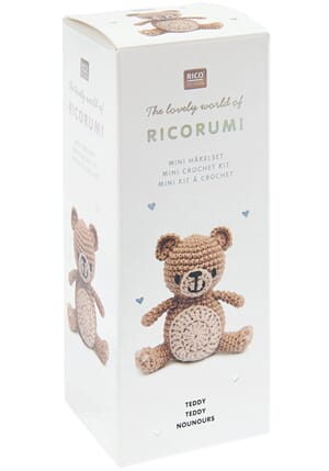 Ricorumi Mini Heklesett - Bamse