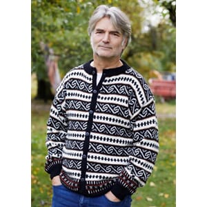 Nordlandskofte til herre  |  Ull superwash