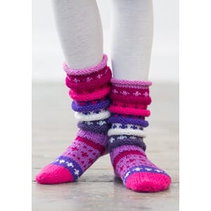 Rosasokken strikkepakke