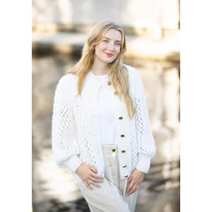 Bonnie cardigan  | Børstet alpakka