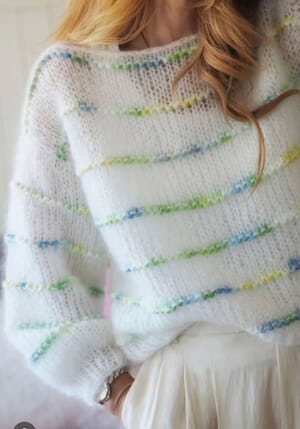 Bysse genser | Bella mohair + Gelato