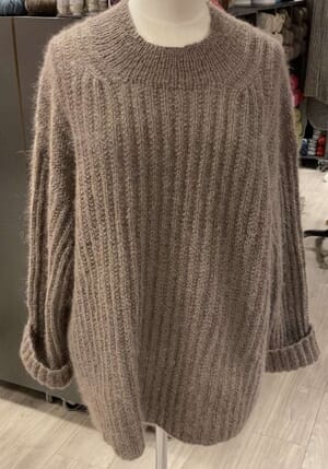 Charlie Blouse  | Tynn Silk Mohair+Alpakka Følgetråd