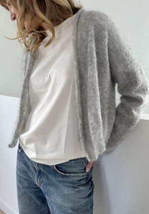 Plain cardigan light