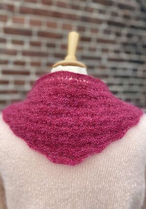 Peacock Scarf | med Isager Silk Mohair