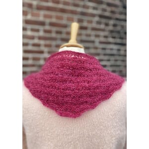 Peacock Scarf | med Isager Silk Mohair