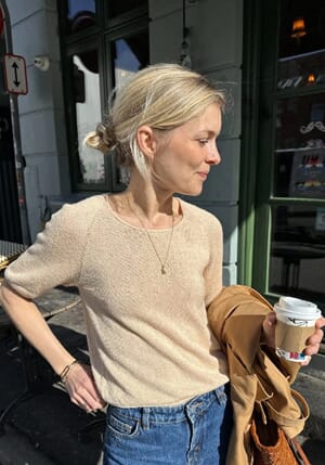 Cumulus Tee O-neck | Pure Silk