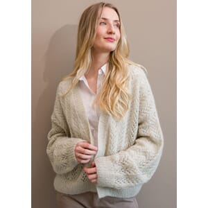 Cardigan med hullmønster