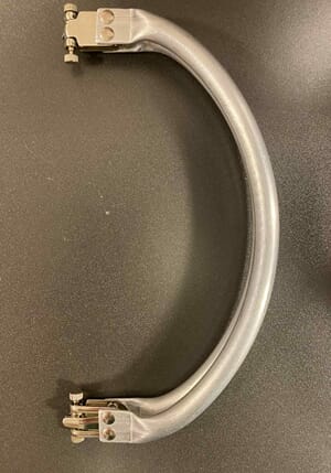 Buet ramme/veskelås 19cm