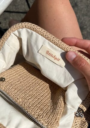 For til liten clutch med ramme