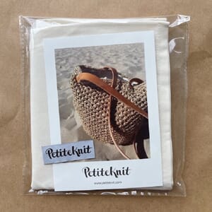 For til bag med rund bunn, 68 cm, liten French Market Bag