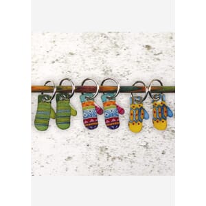 Maskemarkører - 6 stk votter i eske